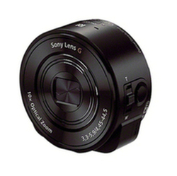 Sony DSC-QX10 Lens Style Smartphone Camera, HD 1080p, 18MP, 10x Optical Zoom, Wi-Fi, NFC Black